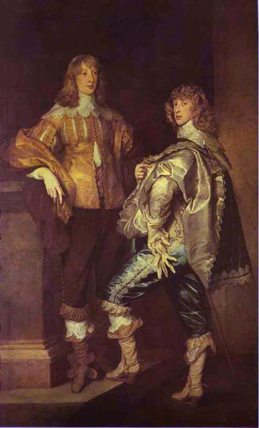 Portrait of Lord John Stuart and his brother Lord Bernard Stuart